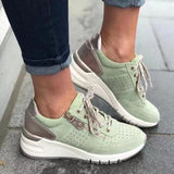 Zingj New Casual Women's Shoes Lace Lace Platform Large Size Single