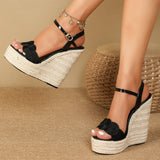 Zingj New Sexy New Stylish Simple Wedge Waterproof Platform