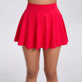 Zingj Pleated Sports Skirt Contains Tennis Bag Quick Drying Tennis Skirt Pants Prevent Naked Fitness Skirt 9905- Outfit