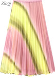 Tie Dye Pleated Skirt Women High Waist Midi Skirt Woman Stylish Long Skirts For Women Fashion 2023 Summer Elegant
