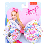 Bows Jojo Siwa Rainbow Printed Knot Ribbon Bow For Girls Handmade Boutique Hair Clip Children Hair