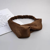 Women Girls Summer Bohemian Hair Bands Print Headbands Vintage Cross Turban Bandage Bandanas Hairbands Hair