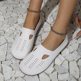 Zingj Flat Single Shoes Women 2024 Summer Shallow Pedal Breathable And Comfortable Versatile Lazy Casual