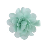 Pcs/lot Chiffon Petals Flower Hair Clips For Baby Girls Solid Hairpins Headdress Barrettes Floral Headwear Hair