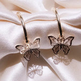 Exquisite butterfly earringsOutfit