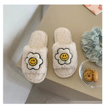 Women Slipper Couple Men Shoe Fluffy Soft Warm Slip On House Slippers Antiskid Antislip Cozy Short Plush for