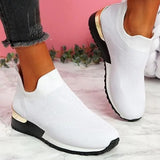 Women Vulcanized Shoes Ladies Solid Color Slip-On Sneakers for Female Casual Sport Shoes 2021 Fashion Mujer