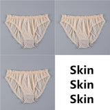 Women Sexy Lace Underwear Ruffle Panties Japanese Lolita Style Transparent Seersucker Lingerie Hollow Out Briefs