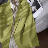 Zingj And Autumn Small Suit Jacket Female 2024 New Korean Version Net Red Temperament Small Purple Pink Suit