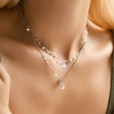 Double layer Sun & Moon NecklaceOutfit