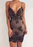 club outfits Sequin Summer Dress Women Mini Black bodycon Party dress vintage woman sukienki Dresses vestidos clothes