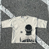 Men's T-Shirt Y2K Cotton Man Harajuku Street Hip-Hop Big Eyes Mouth Pattern Printing Super Classic 211-1-Outfit
