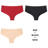 3Pcs/Lot Seamless Panty Set Underwear Female Comfort Intimates Fashion Low-Rise Briefs Panties Women Sexy
