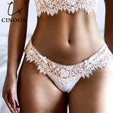 Sexy Eyelashes Lace Panties Women Underwear Low-waist Lingerie Embroidery Breathable Underpants Female G String
