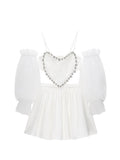 Mini Princess Dress Elegant Puff Sleeve Lace Party Court Prom Short Dresses Sexy Backless Clubwear Mori Girl A-line