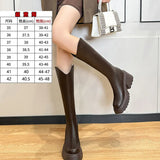 Style High-Sleeve Boots Winter 2025 Korean Version Of The Burst Net Red With The Same Leg Long Thin Fashion
