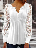 Spring Long Sleeve V-neck Fitted