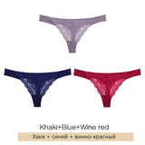 Sexy Lace Panties Women Low-waist Underwear Women's Thong Female G String Breathable Lingerie Temptation Intimates