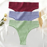 New Seamless Women's Panties Set High Waisted Thongs Woman Comfortable Women's Cotton Briefs Sexy Underpants For