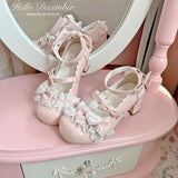 Wearing Thick Bottom Cute Mary Precious Shoes Women 2025 Net Red New Fried Street High Value Low Help Round Head Single