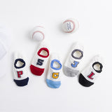 Piece=5 Pairs/lot Cute Animal Spring Women Socks Set Korean Style Funny Cat Dog Panda Low Cut Ankle Short Sox Happy