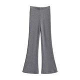 Zingj Trend Women's Dress In Autumn And Winter, High Waist, Buttocks, Bell-Bottoms, Leg Length, Micro-Elastic Knitted
