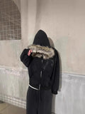 Hat Sweater Print Pattern Long-Sleeved Hoodie Hoodie Retro Coat Street Trendy
