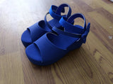 Velvet Slope With Fish-Billed Sandals Women's Bows Thick Bottom Beach Cool Slippers