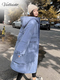 2022 New Winter Jacket Women Parkas Hooded Casual Coat Female Jacket Cotton Padded Parka Long Women Clothes
