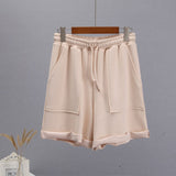 Summer Soft Cotton Sets Women Loose Casual 2 Pieces Long Sleeve Sweatshirt &amp; High Waist Pants Solid Outfits