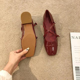 Zingj Cross Belt Buckle High Heel Mary Jane Shoes Female 2024 Summer New French Girl With Skirt Thick Heel Single