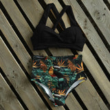 High Waist Bikini 2021 Halter Swimwear Women Swimsuit Female Bikini Set Bodysuit Bathing Suit Summer
