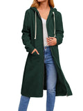 New Women's Loose Zip Long