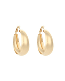 Minimalism Geometric Glossy Earring-Outfit
