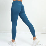 Zingj Fitness Pants Women No Embarrassment Line Yoga Pants High Waist Hip Pants Elastic Tight Sports Yoga Pants- Outfit