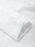 Basic Long Sleeve Button Blouse- Outfit