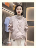 Short Sunscreen Coat Female Thin 2024 Summer New Small Casual Korean Cardigan Top-Outfit