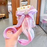 Sweet Colorful Hairpin Lovely Children Girls Hairclip Kids Cute Barrette Cartoon Extension Braider Rainbow Hair