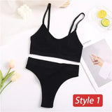 Underwear Set Women Seamless Bra Set Wireless Bra Sexy High Waisted Female Underpants Comfortable Basic Bralette