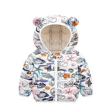 Baby Girls Jacket Kids Boys Light Coats With Ear Hoodie Spring Autumn Girl Clothes Infant Children's Clothing For Boys