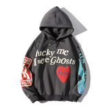Style High Street Kanye Men And Women With The Same Hip-Hop Graffiti Print Hoodie Hoodie Couple Loose Jackets 211-1-Outfit