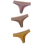 Cotton Women Thongs Panties Fashion Soft Solid Bow Seamless G-String For Women Underwear Female Lingerie Briefs