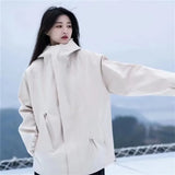 Men's Stormsuit Jacket Spring And Autumn High Street Loose Sports Personality Ruffian Handsome Youth Hooded Jacket