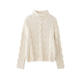 Women's Clothing 2025 Spring New Fashion Casual Temperament Folding Decorative Knit