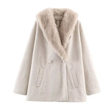 Women's Clothing 2025 New Pink Casual Wind Flowers Long-Sleeved Blouse Single-D Row V-Neck Jacket