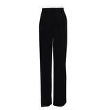Zingj Spring 2023 New Commuter High Waist Loose Klein Blue Casual Pants And Women's Trousers-Outfit