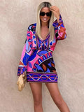 Women Shirt Print Button Up Shirt Long Sleeve Top Female Streetwear Elegant Blouses And Shirts Summer Chic Woman