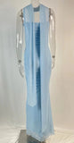Corset Top With Long Scarves And Body-con Midi Skirt Set-Outfit