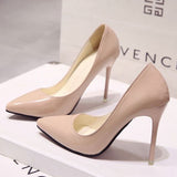 High Heels Women 2025 New Pointed Light Mouth Fine Heel Single Shoes Elegant Buckle With Hollow