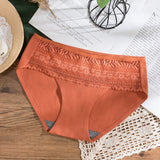 Cotton Panties Woman Sexy Lace Briefs Fashion Solid Color knickers Girls Soft Seamless Underpants Underwear